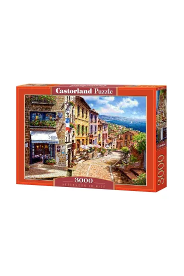 Puzzle 3000 el. Afternoon in Nice Castorland