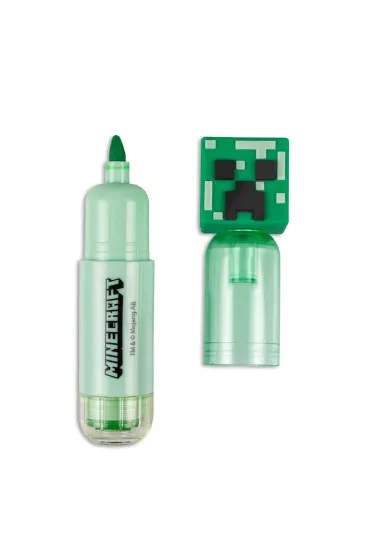 KIDS EUROSWAN Zestaw 4 flamastr�w z topperem 3D Minecraft MC00058