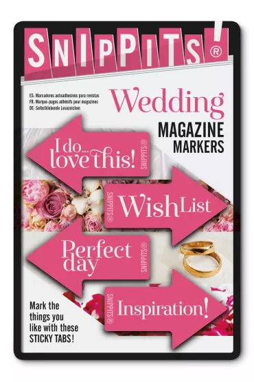 If Snippits! Wedding. Znaczniki �lub samoprzylepne