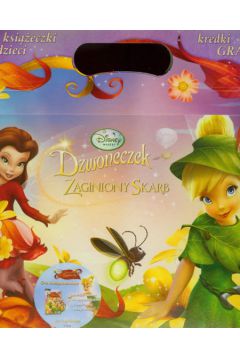 Zestaw Dzwoneczek Zaginiony skarb Kolorowanki + kredki