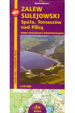 Zalew Sulejowski Spa�a Tomasz�w nad Pilic� 1:70:000