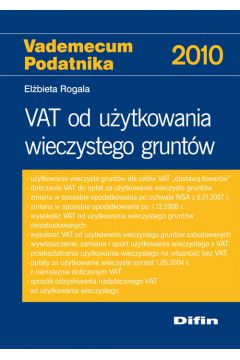 VAT od u�ytkowania wieczystego grunt�w - El�bieta Rogala