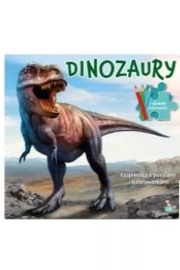 Dinozaury. Ksi��eczka z puzzlami i kolorowankami