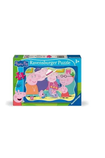 Puzzle dla dzieci 35 el. 2D Siostrzyczka Peppy Ravensburger