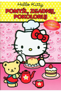 Hello Kitty Pomy�l, zgadni, pokoloruj