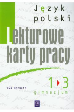 Lekturowe karty pracy 1-3 J�zyk polski - Horwath Ewa