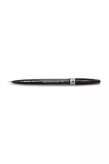 Pentel Precyzyjny p�dzelek do kaligrafii SESF37 szary 1 szt.