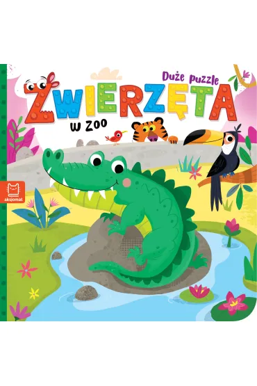 Zwierz�ta w zoo. Du�e puzzle - Bogus�aw Michalec