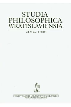 Studia Philosophica Wratislaviensia vol.5 fasc.2