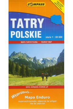 Tatry Polskie Mapa turystyczna