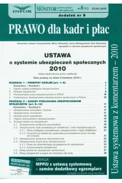 Ustawa o systemie ubezpiecze� spo�ecznych 2010