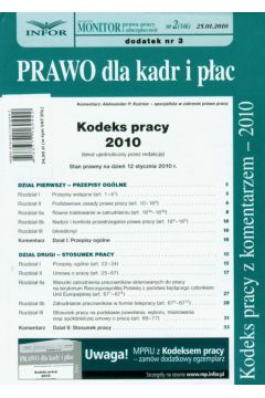 Kodeks pracy z komentarzem 2010 - Ku�niar Aleksander - Aleksander Ku�niar