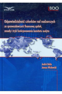 Odpowiedzialno�� cz�onk�w rad nadzorczych - Helin Andre, Wis�owski Janusz - Andre Helin, Janusz Wis�owski