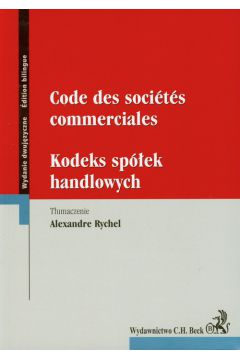 Code des societes comerciales Kodeks sp�ek handlowych