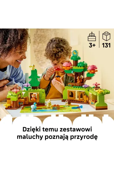 LEGO DUPLO Town Las odkrywc�w z dzikimi zwierz�tami 10480
