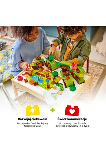 LEGO DUPLO Town Las odkrywc�w z dzikimi zwierz�tami 10480