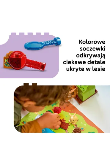 LEGO DUPLO Town Las odkrywc�w z dzikimi zwierz�tami 10480