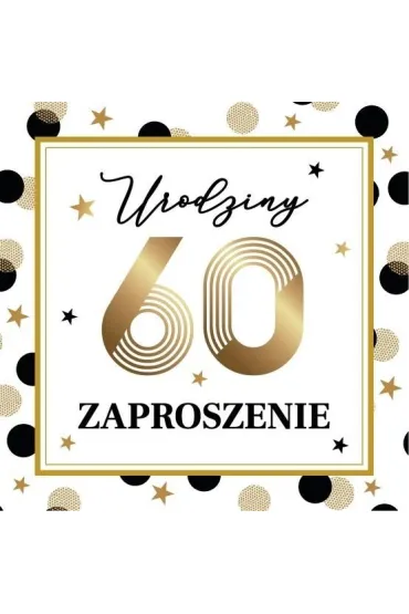 Armin Style Zaproszenie Urodziny 10 szt.