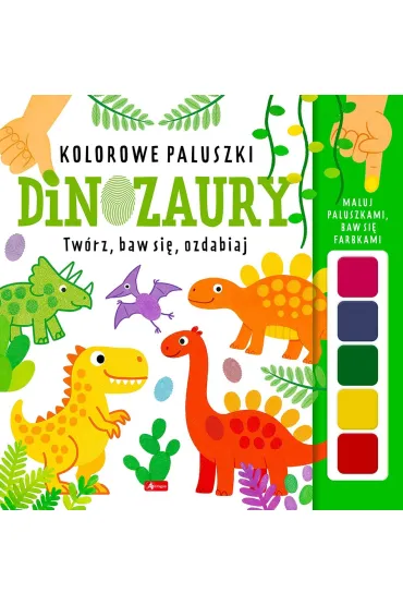 Dinozaury. Kolorowe paluszki - Wojciech Baturo