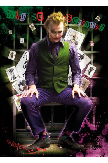 Joker Batman Mroczny Rycerz - plakat 100x140 cm