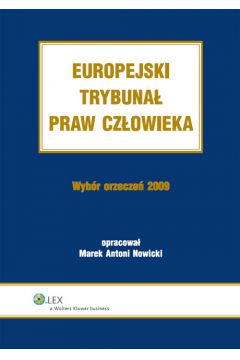 Europejski Trybuna� Praw Cz�owieka - Nowicki Marek Antoni - Nowicki Marek Antoni 
