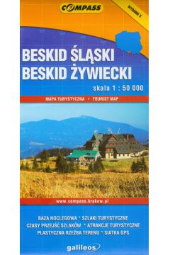 Beskid �l�ski Beskid �ywiecki mapa turystyczna 1:50 000