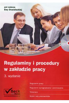 Regulaminy i procedury w zak�adzie pracy + CD