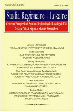 Studia Regionalne i Lokalne 2/2010