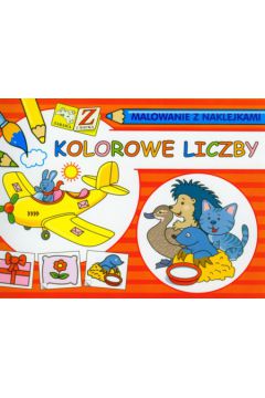Kolorowe liczby Malowanie z naklejkami - Jacek �ukowski