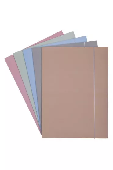 Office Products Teczka z gumk� soft touch pastelowa