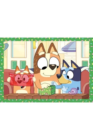 Puzzle 4w1 - SuperColor. Bluey (12+16+20+24 el.) Clementoni