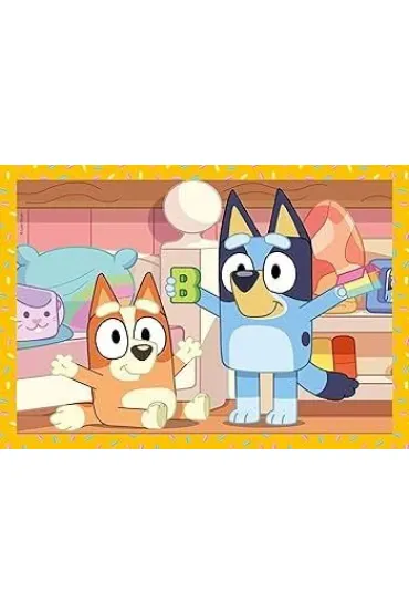 Puzzle 4w1 - SuperColor. Bluey (12+16+20+24 el.) Clementoni