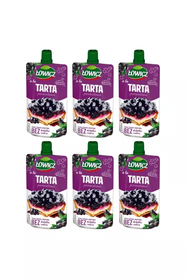 owicz Deser ryowo-owocowy ala tarta porzeczkowa Zestaw 6 x 100 g