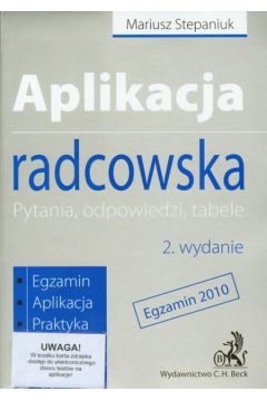 Aplikacja radcowska - Stepaniuk Mariusz - Mariusz Stepaniuk