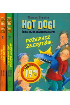 Hot Dogi Zestaw Po�eracz zeszyt�w Siostry i inni kosmici Czy warto by� dobrym uczniem - Brezina Thomas
