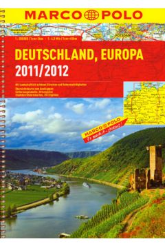 Deutschland Europa atlas samochodowy 1:300 000 Marco Polo
