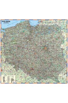 Polska mapa samochodowo drogowa 1:680 000