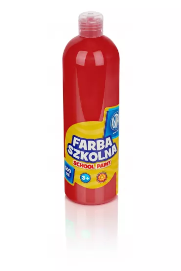 Astra Farba szkolna butelka czerwona 500 ml