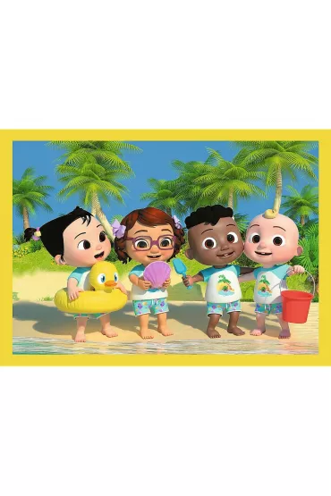 Puzzle 4w1 - Cocomelon, Poznaj bohater�w (12+15+20+24 el.) Trefl