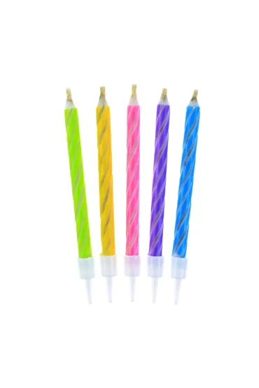 �wieczki urodzionwe �wieczki Magiczne niegasn�ce pastelowe 10 szt.