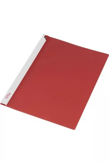 Panta Plast Skoroszyt A4 Focus z listw� boczn� czerwony
