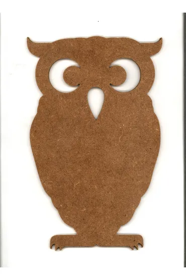 Enpap Ozdoba z p�yty MDF - sowa 003 36x27 cm