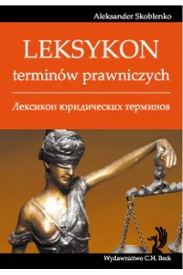 eBook Leksykon termin�w prawniczych. Wersja rosyjska pdf - Aleksander Skoblenko