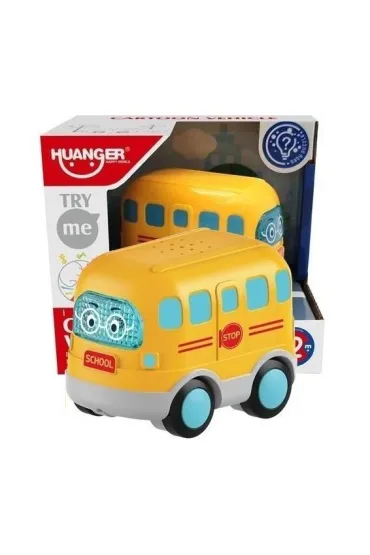 Autobus szkolny ze �wiat�em i g�osem Merkpol