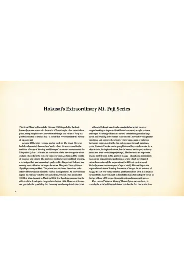Hokusai Thirty-Six Views of Mount Fuji wer. angielska - Elisabetta Scantamburlo
