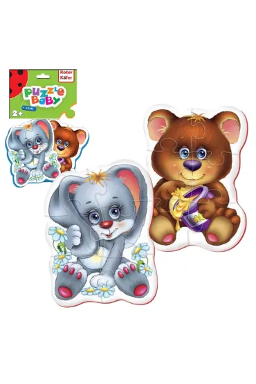 Baby Puzzle. Nied�wied� Kr�lik Roter Kafer