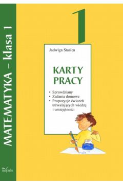 Matematyka 1 Karty pracy - Stasica Jadwiga - Jadwiga Stasica