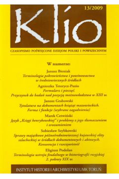 Klio 13/2009