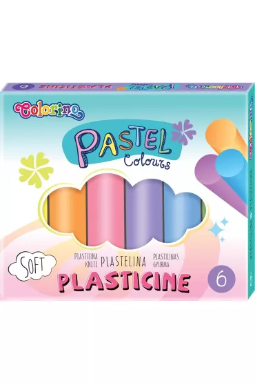 Patio Plastelina Pastel 6 szt.