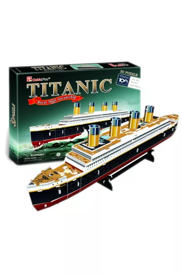 Puzzle 3D. Titanic. Ma�y zestaw Cubic Fun
